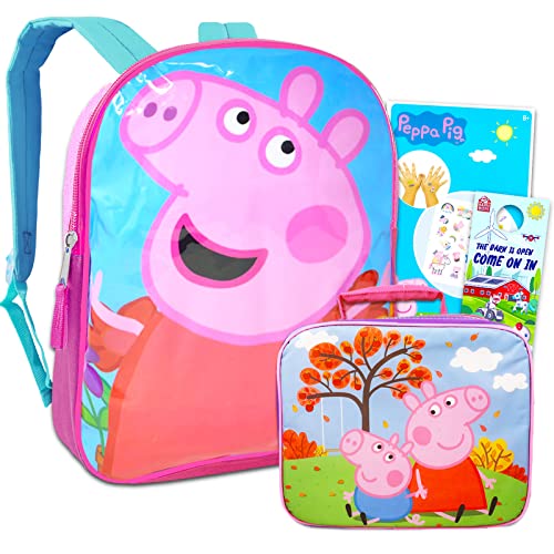 Screen Legends Peppa Pig Backpack and Lunch Box Set