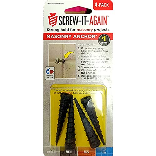 Screw-It-Again Masonry Anchor