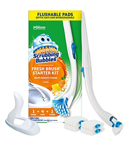 Scrubbing Bubbles Fresh Brush Toilet Cleaning System Starter Kit
