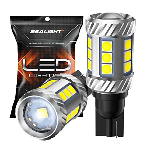 SEALIGHT 912 921 LED Bulbs, Super Bright White, 1800 Lumens, 6000K, Pack of 2
