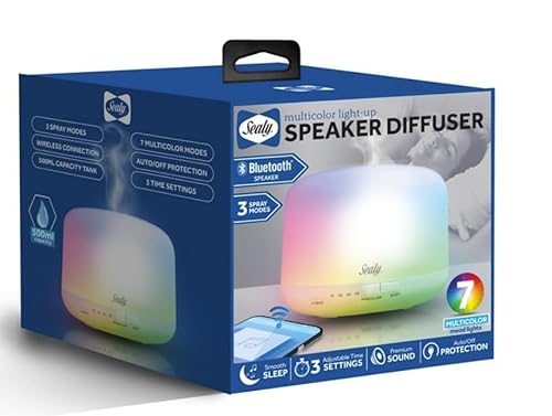 Sealy Essential Oils Diffuser with Bluetooth Speaker