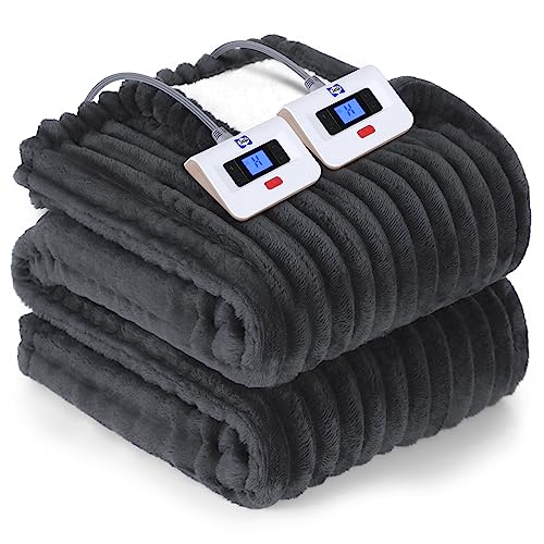SEALY Queen Size Electric Heated Blanket - Soft & Cozy
