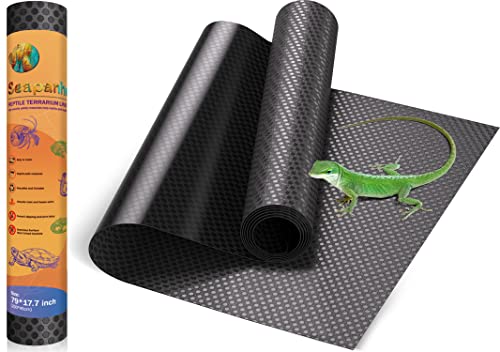 SEAPANHE Reptile Carpet Terrarium Liner Bedding Mat (79 inch)