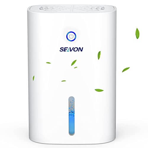 SEAVON Mini Dehumidifier for Small Spaces: Bedroom, Basement, Bathroom, Garage