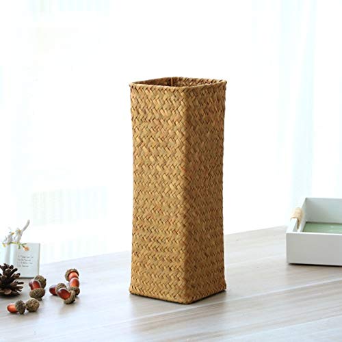 Seaweed Weave Basket Flower Vase Decoration