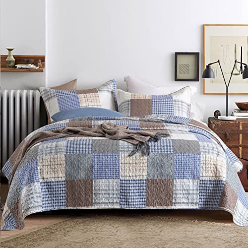 Secgo Queen Comforter Set - 100% Cotton Quilts