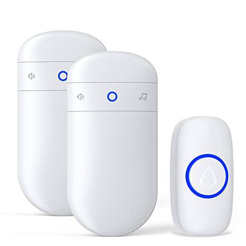 SECRUI Wireless Doorbell with Over 1000ft Range and Customizable Chimes