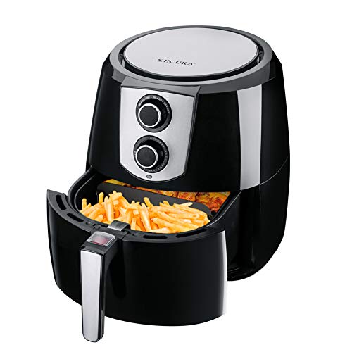 Secura 5.5 Quart Electric Air Fryer with Timer & Temperature Control