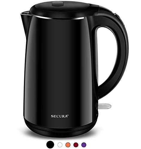Secura SWK-1701DB Stainless Steel Electric Water Kettle 1.8Qt