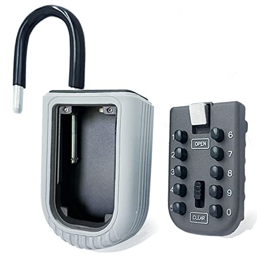 Security Key Lock Box with Push Button Lock