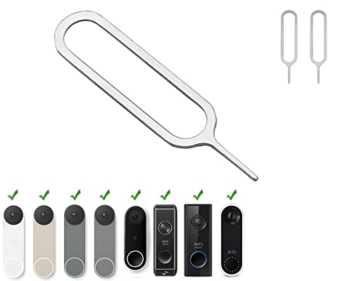 Rook Accessories 3 Pack Doorbell Key Release Tool for Arlo, Eufy, Nest