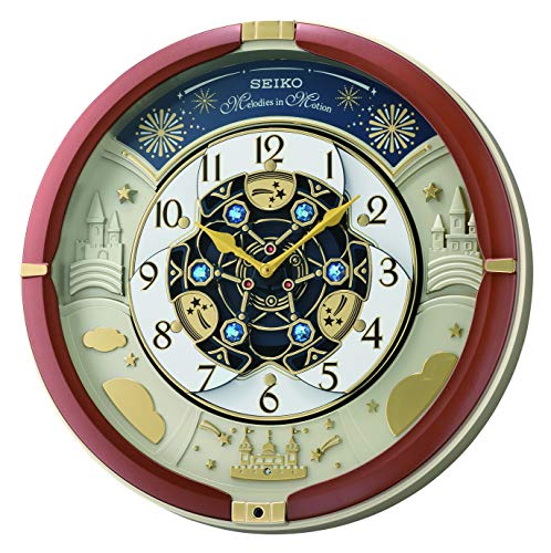Seiko Melodies in Motion Castle Night Wall Clock