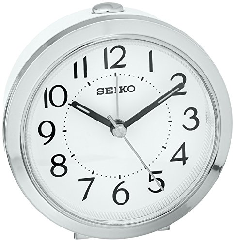 Seiko Sussex Alarm Clock, Silver