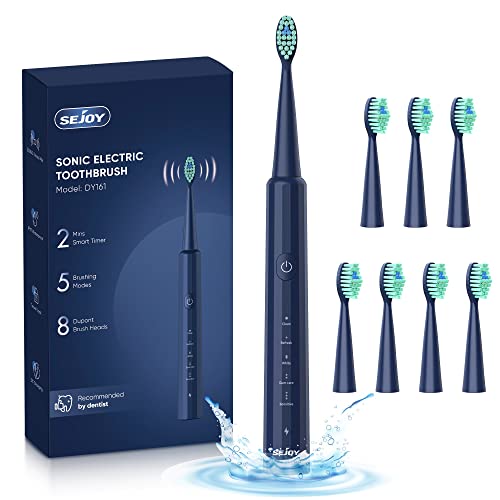 Sejoy Sonic Electric Toothbrush for Adults