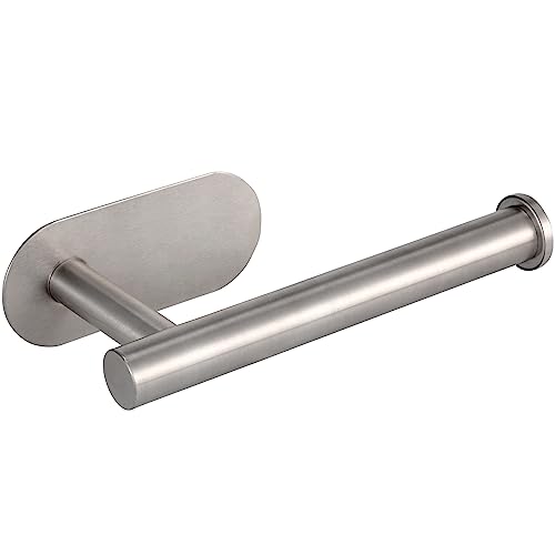 FORIOUS Recessed Toilet Paper Holder Brushed Nickel, Brushed Nickel Toilet  Paper Holder Wall Mount Includes Rear Mounting Bracket, Stainless Steel