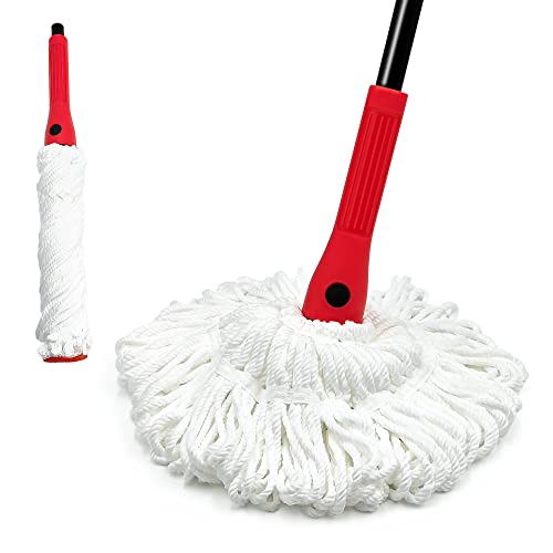 Self Wringing Mop with 2 Washable Heads