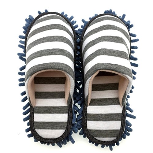 Selric Cozy Washable Dust Mop Slippers