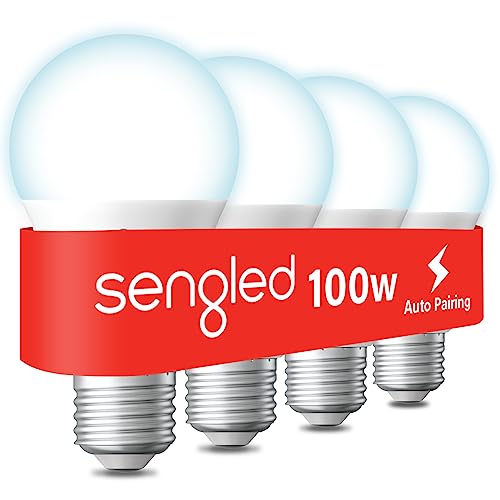 Sengled 100W Equivalent Alexa Smart Light Bulbs, 4 Pack, Daylight Brightness