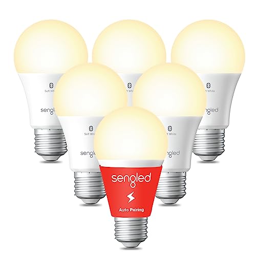 Sengled Smart Light Bulbs, Bluetooth Mesh, 6 Pack