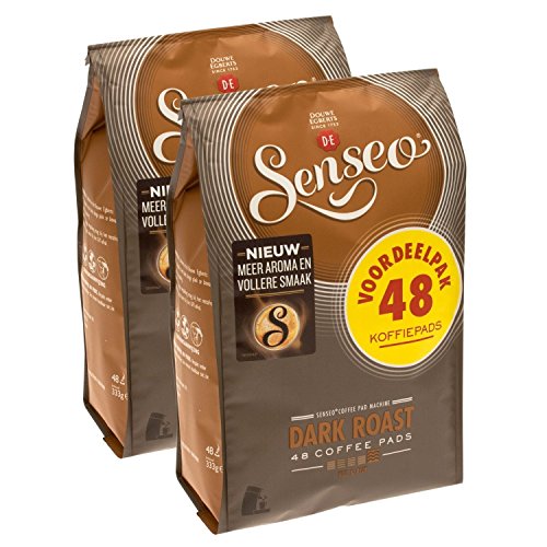 Senseo Strong Roast Coffee Pods/Pads - 48 Pods/Pads, Full and Rich Coffee, Dual Pack