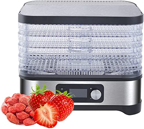 Sentim Digital Food Dehydrator Dryer,Freeze Dryer Machine for Home,24 Hour Timer,35-70°c Temperature Setting,for Fruit,Vegetables,Beef