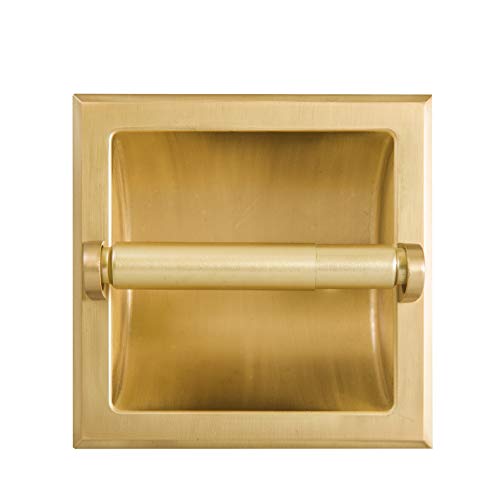SENTO Recessed Gold Toilet Paper Holder