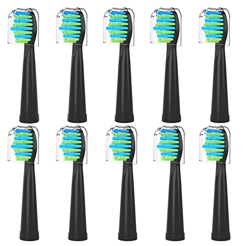 Senyum 10-Pack Replacement Heads for Fairywill Electric Toothbrushes