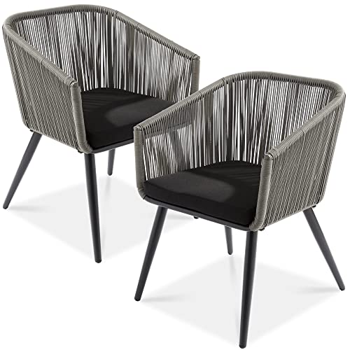 Set of 2 Patio Dining Chairs