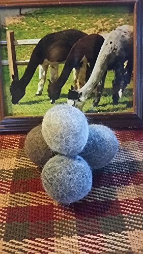 Alpaca Wool Dryer Balls: Natural, Hypoallergenic, Fabric Softener