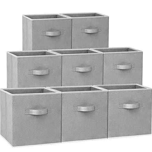 Set of 8 Storage Cubes with Dual Handles
