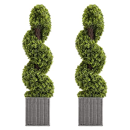 SEVENLOVE Artificial Boxwood Topiary Tree