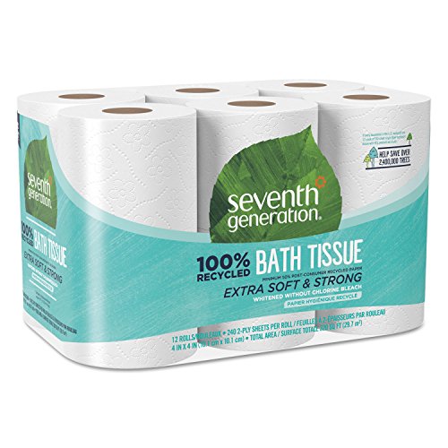 Seventh Generation 2-Ply Recycled Bathroom Tissue - 12 Pack