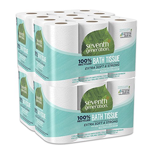 Seventh Generation Bathroom Tissue - Case of 4 - 300 Count
