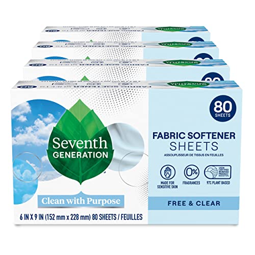 Seventh Generation Dryer Sheets Fabric Softener
