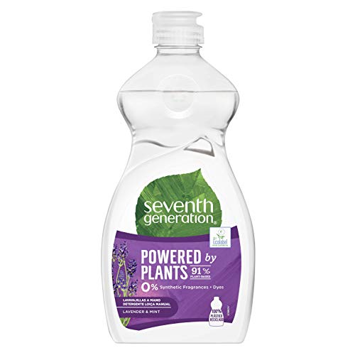 Seventh Generation Lavender Dishwasher, 0% Synthetic Fragrances - 5 Containers of 500 ml