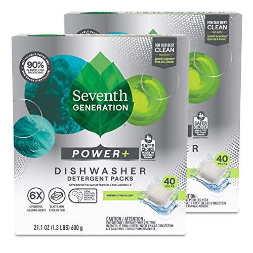 Seventh Generation Power+ Dishwasher Detergent Packs