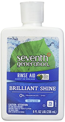 Seventh Generation Rinse Aid Free and Clear - Eco-Friendly Dishwasher Rinse Aid