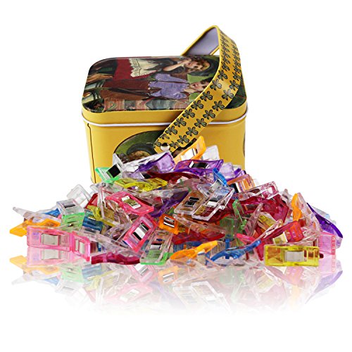 Sewing Clips with Tin Box, Pack of 100