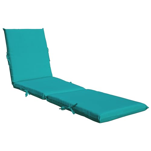 SewKer Indoor/Outdoor Patio Chaise Lounge Cushion 3601-3603 (Green)