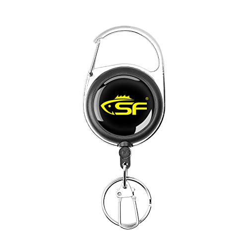SF Fly Fishing Zinger Retractor with Retractable Measuring Tape
