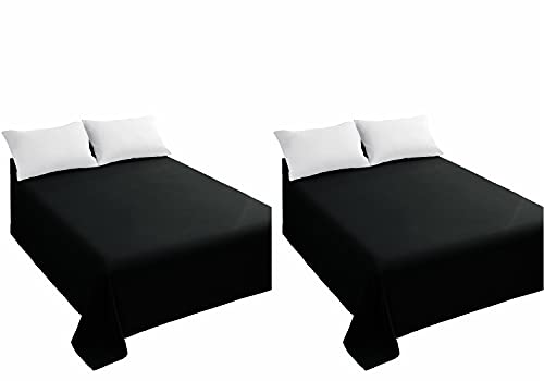 Sfoothome Twin Flat Sheets - Luxury and Soft Bedding Flat Sheet