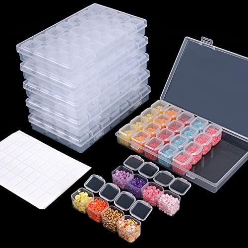 SGHUO 6pcs Diamond Painting Boxes Organizer