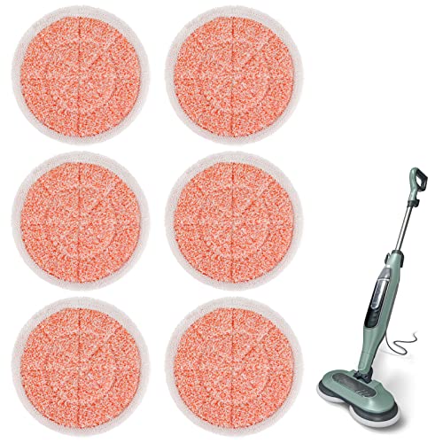 Sgizoku 6 Pack Replacement Steam Mop Pads for Shark S7000 Series