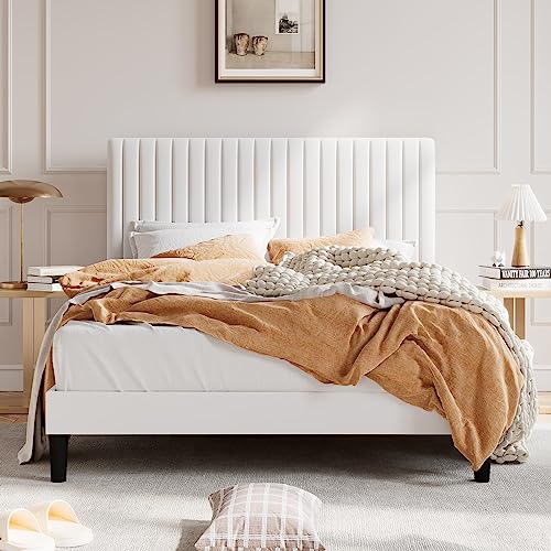 SHA CERLIN Full Size Upholstered Bed Frame
