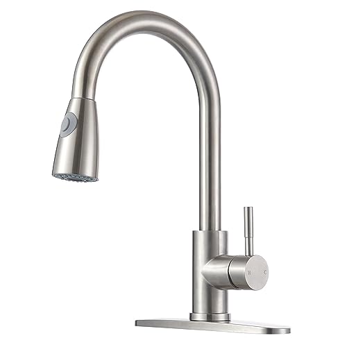 SHACO Brushed Nickel Kitchen Faucet