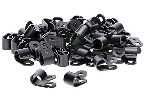 Shapenty Nylon Cable Clamp Fastener for 3/8 Inch Wire, 60 Pieces