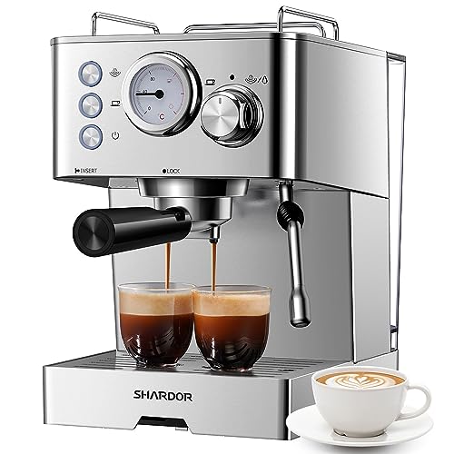 Gevi 20 Bar High Pressure Commercial Espresso Machines, Expresso Coffee  Machine with Milk Frother for Espresso, Latte Macchiato - AliExpress