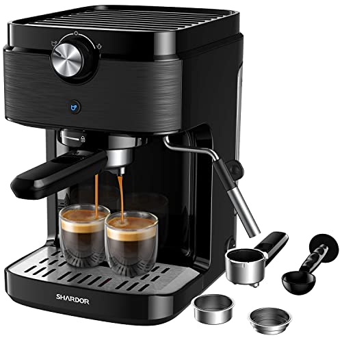 Ihomekee Espresso Machine 15 Bar, Coffee Maker for Cappuccino and Latte  Maker with Milk Frother Steam Wand, 1350W Fast Heating Coffee Machine for  Home, Office - CM6822