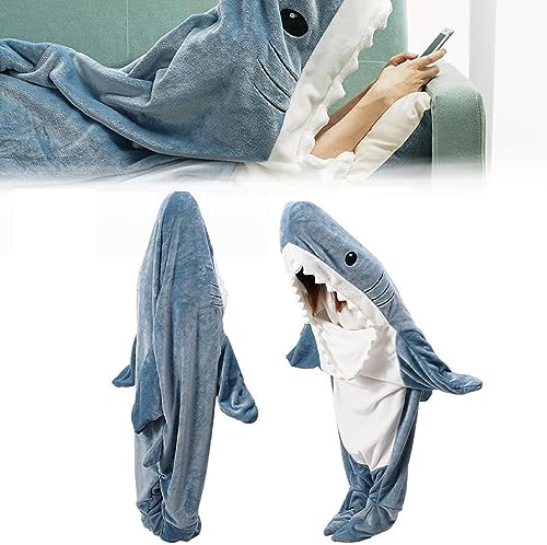 Shark Blanket Adult, Super Soft Cozy Flannel Hoodie