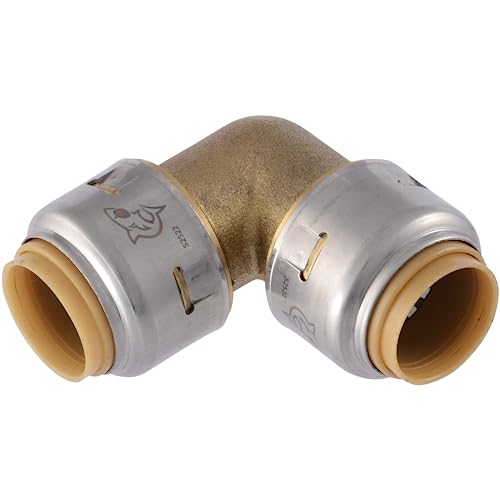 SharkBite Max 1/2 Inch 90 Degree Elbow - Easy and Versatile Plumbing Fitting
